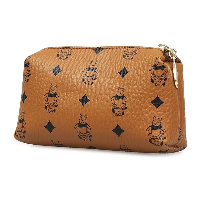 Disney Winnie The Pooh Series PU Bucket Bags Crossbody Bag Shoulder Bag Women's Tan-5