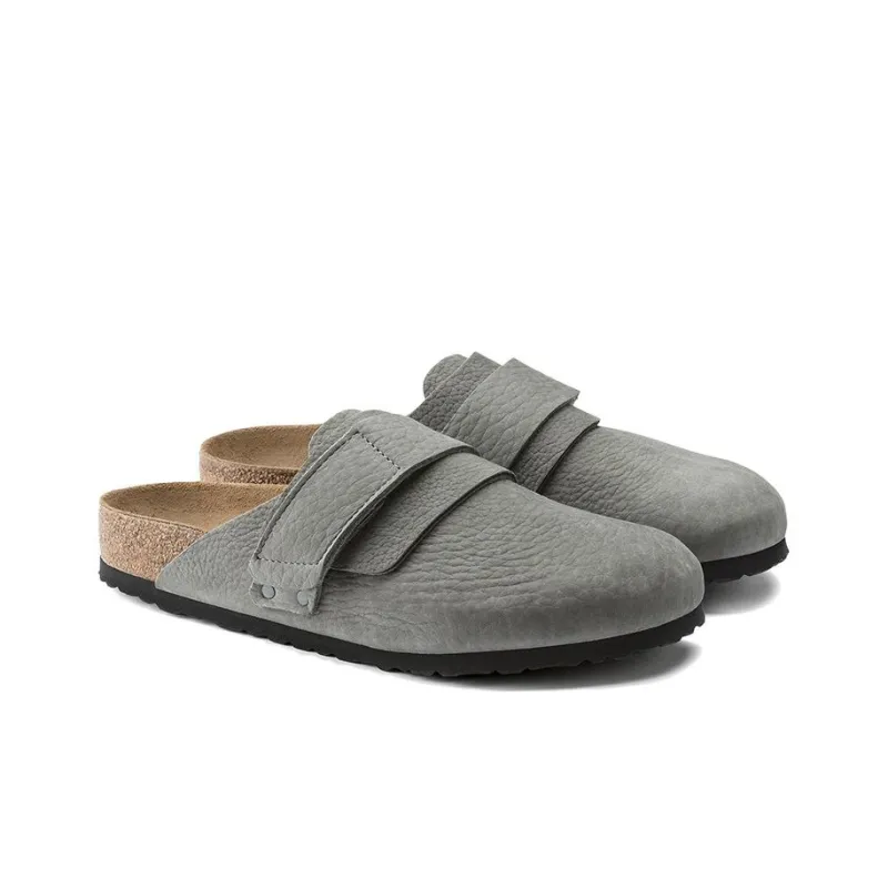 Birkenstock Nagoya Nubuck Leather Desert Buck Whale Gray-2