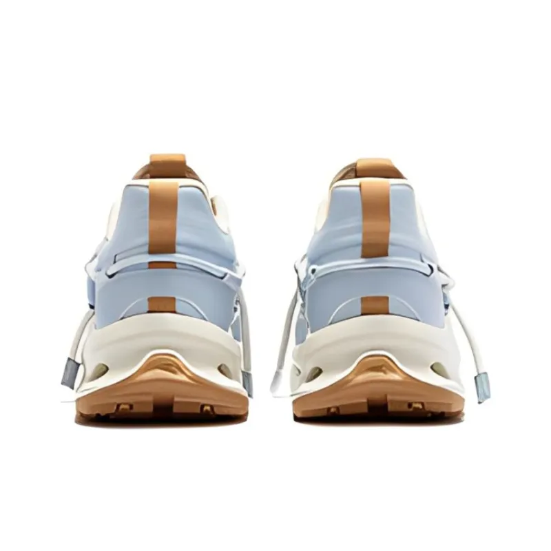 361° Wind Chain OD Cushioning Breathable Rebound Low Top Running Shoes Men's Blue White-2