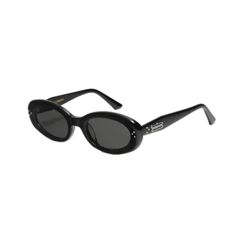 GENTLE MONSTER Oval Sunglasses Unisex Black