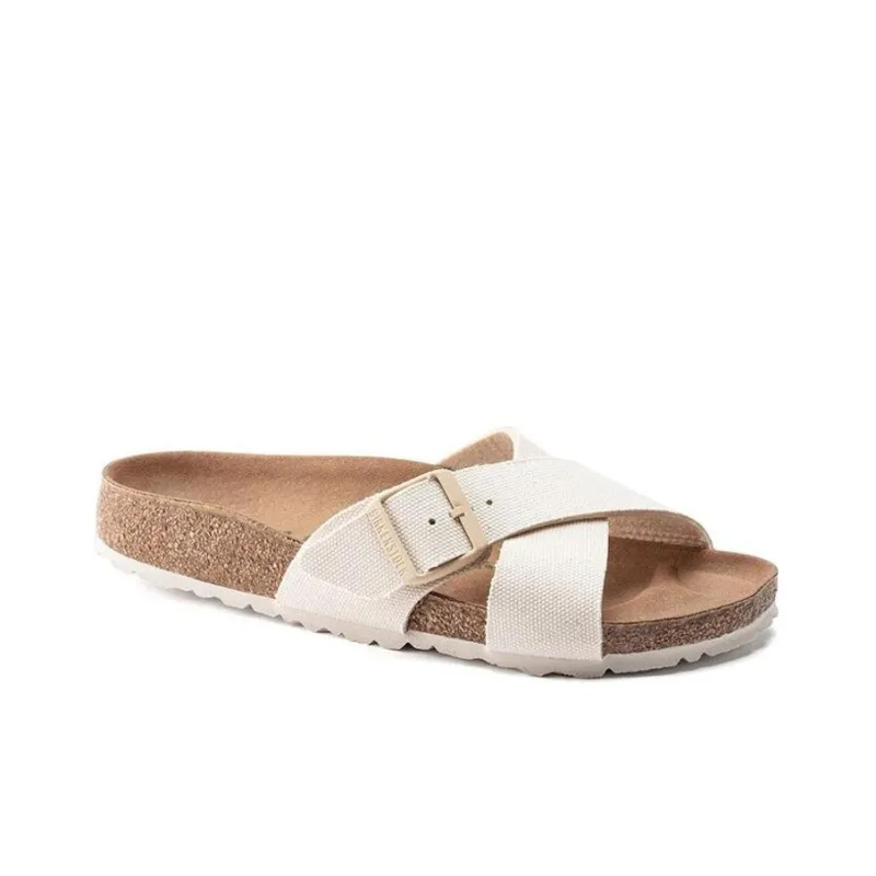 Birkenstock Slip Resistant Antibacterial Slide Slippers Women's White Narrow Fit-1