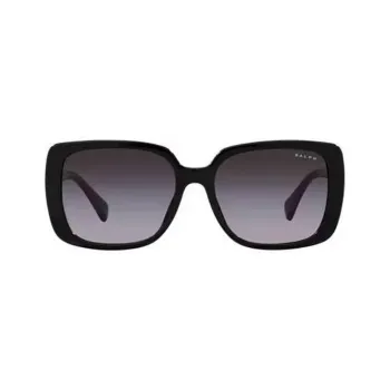 Polo Ralph Lauren Plate Frame Irregular Shape Sunglasses Women's Black