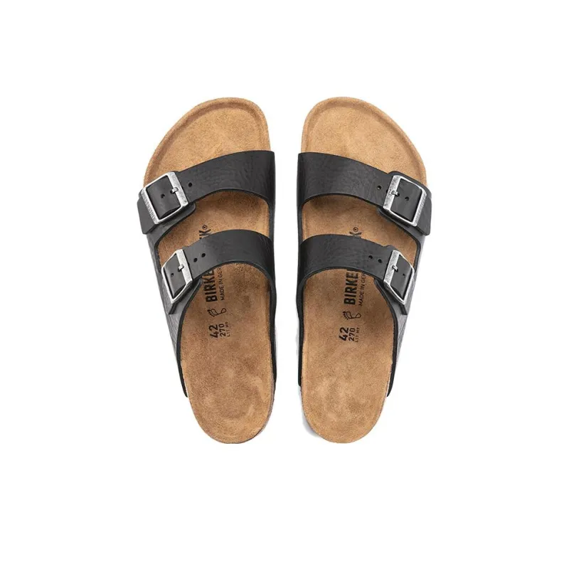 Birkenstock Arizona Grip Leather Sandals 'Vintage Wood Black'-3