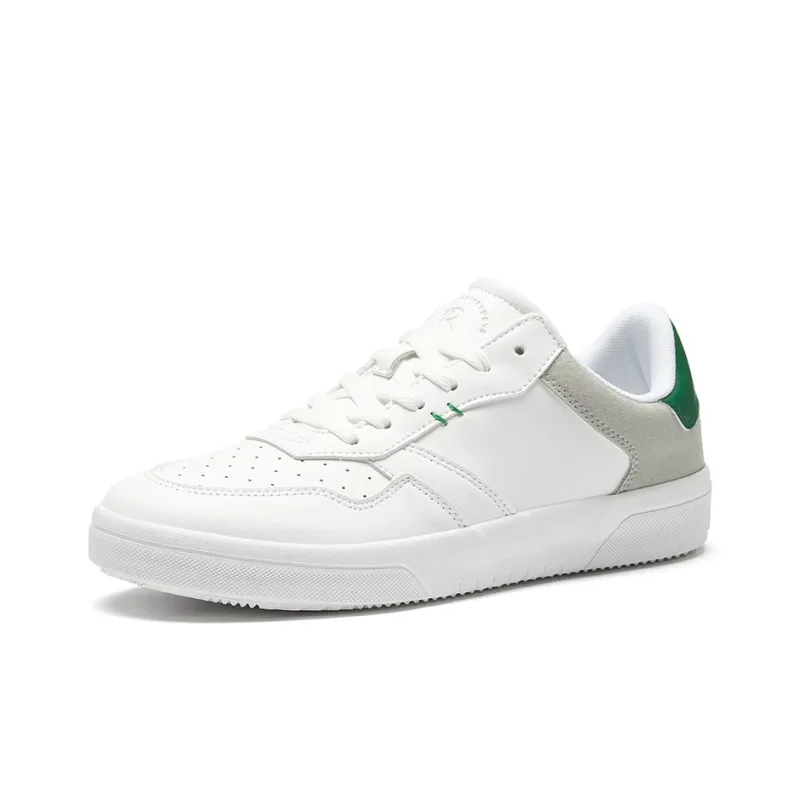 Rockfish Low Top Skateboard Shoes Men's White Green-1