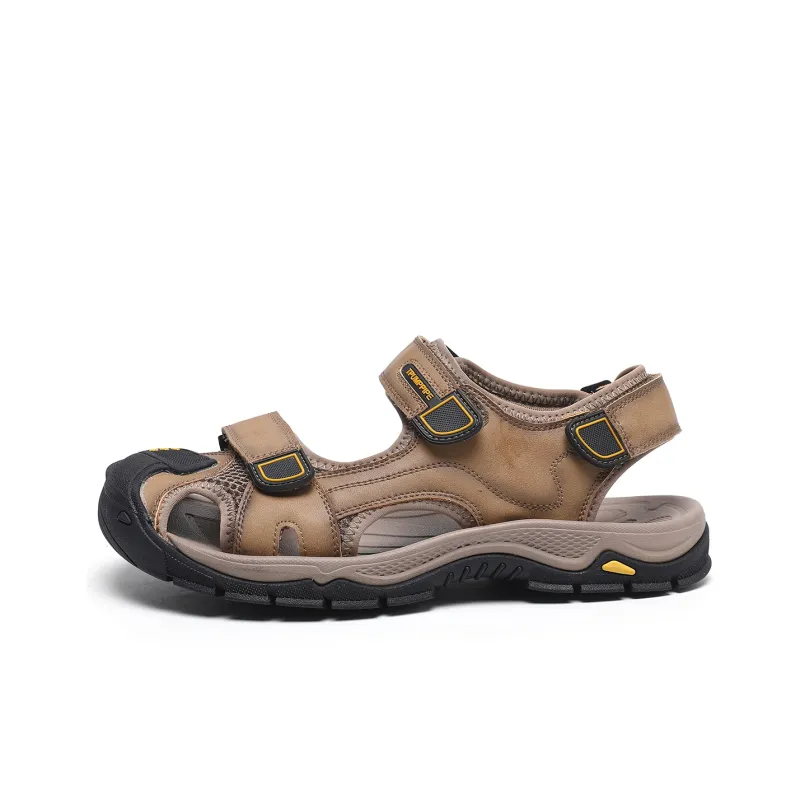 TRUMPPIPE Stylish Sandals Men's Khaki-0