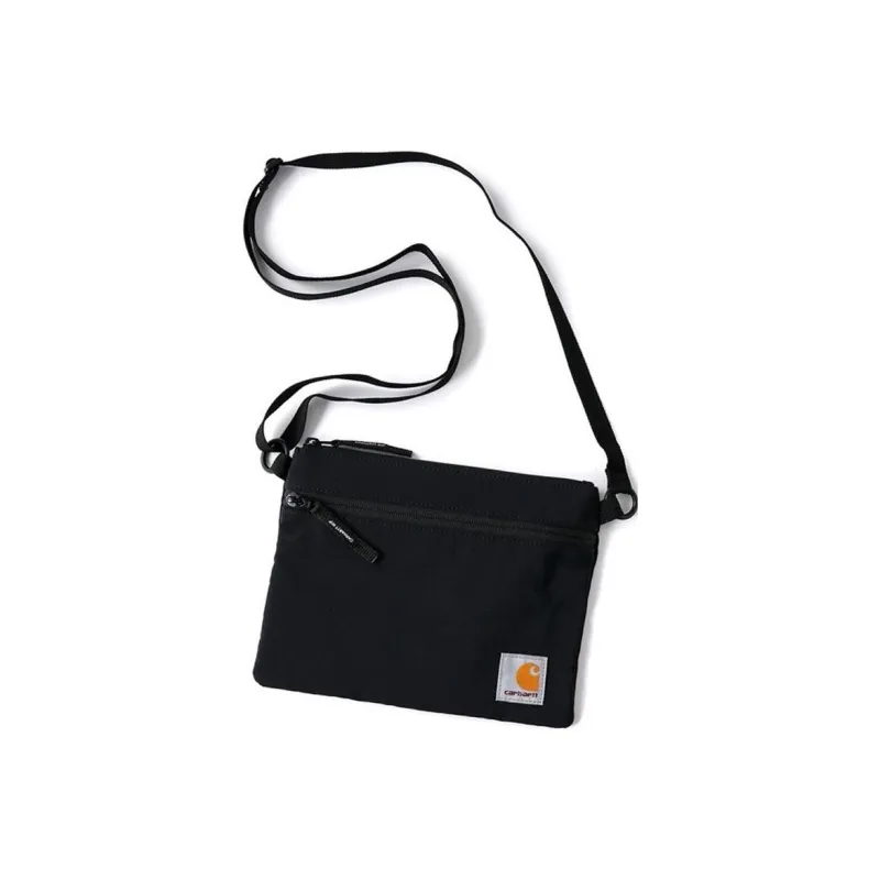 Carhartt WIP Polyester Cell Phone Pouch, Shoulder Bag, Crossbody Bag Unisex Black-3