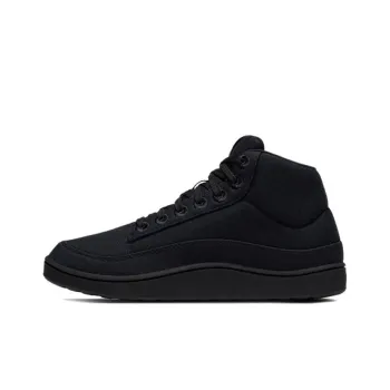 Allbirds Canvas Pacer Mid Slip-Resistant Cushioning Mid-Top Skateboard Shoes Men's Natural Black