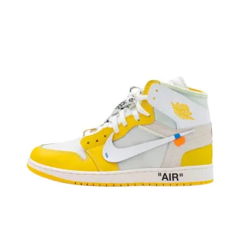 JORDAN 1 Retro High Off White Canary Yellow