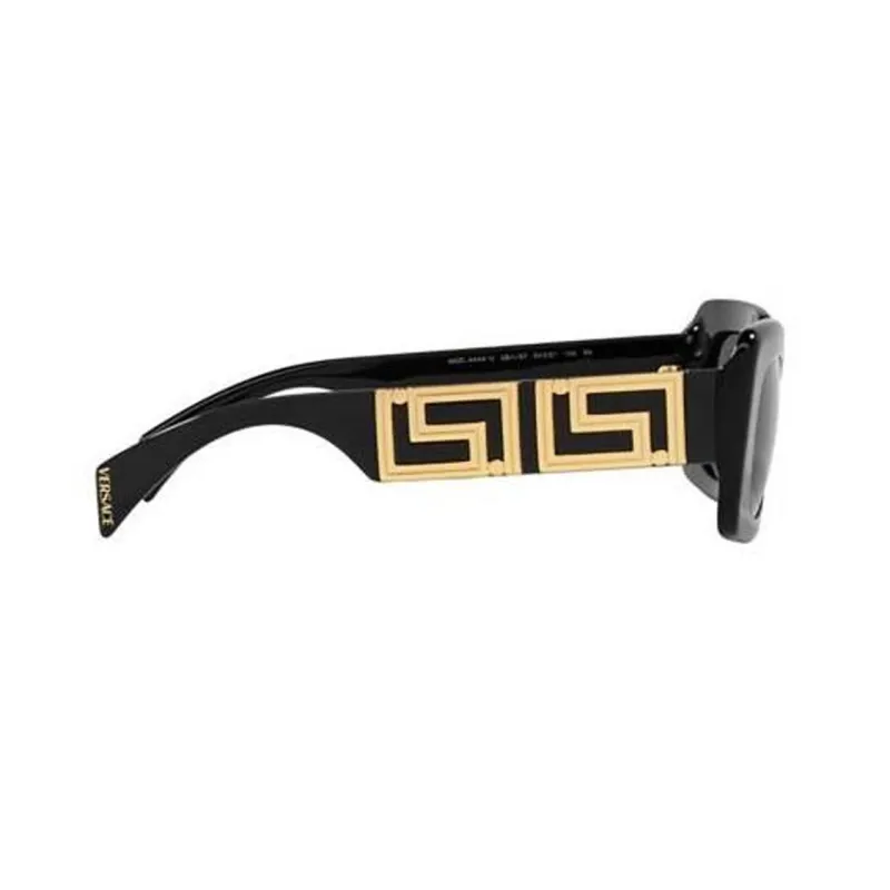 VERSACE Eyewear Greca detail Square frame Sunglasses-3