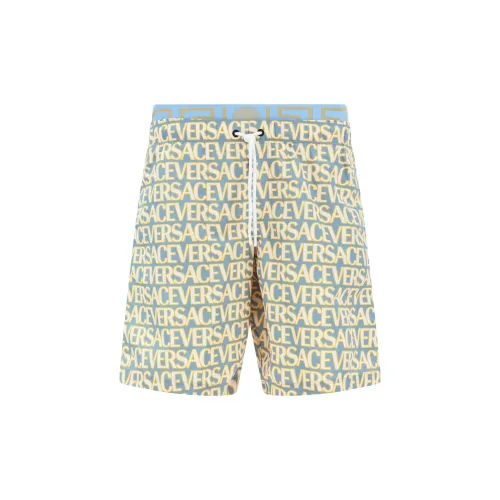 VERSACE Casual Shorts Men Blue