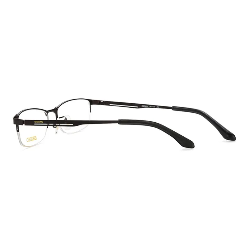 SEIKO Rectangular Eyeglass Frames Men's Black-2
