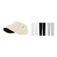 Beige Hats & Caps+Black White Gray Cooling Arm Sleeves