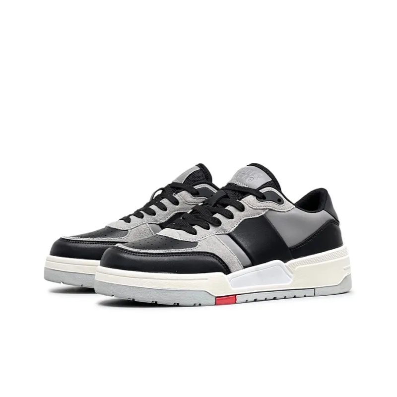 LuzaoT SUPER DRAG Extremely Attractive Stylish Skateboarding Shoes Unisex Black Gray-2