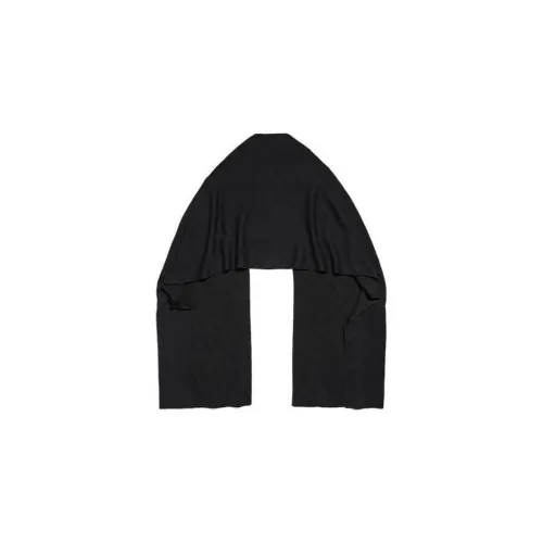 Balenciaga Knit Scarves Women's Black