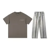 Set (Gray Short-Sleeved+Light Blue Jeans)