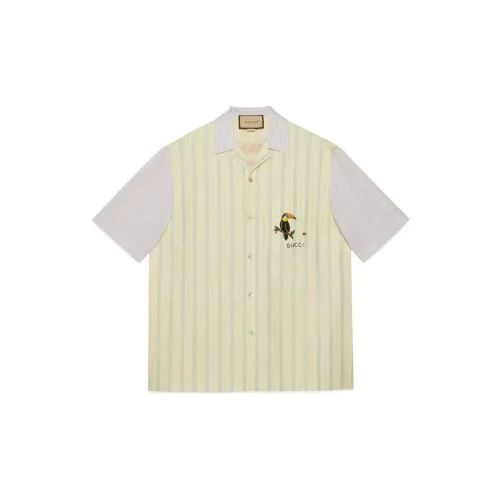 GUCCI Shirts Men Yellow