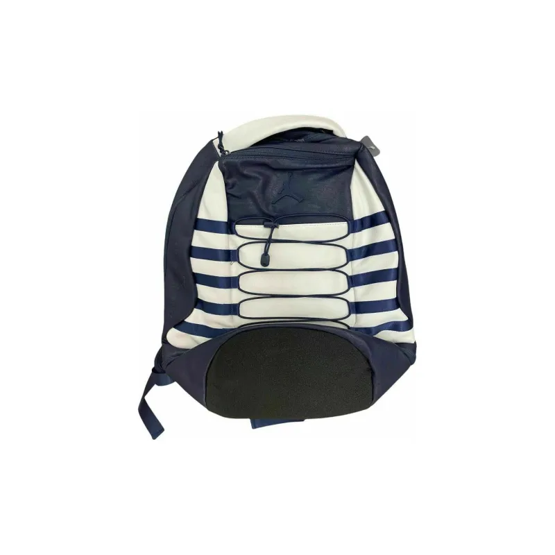 Jordan Artificial Leather Basketball Bag Backpack Tubas Unisex Obsidian/White Marine Blue-4