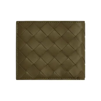 Bottega Veneta Intrecciato Bi Fold Wallet