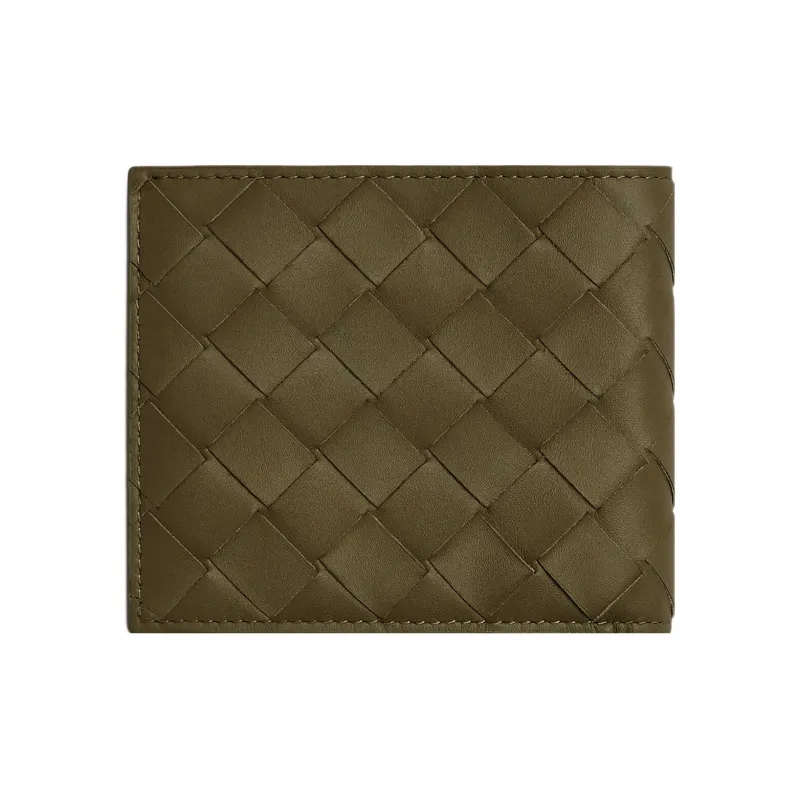 Bottega Veneta Intrecciato Bi Fold Wallet-0