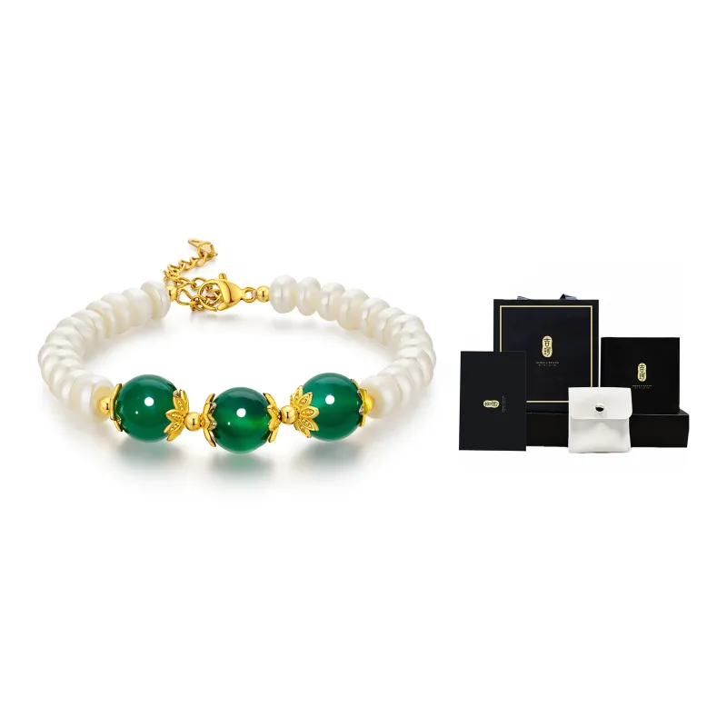 Jodie＆Kevin Bracelets Women's Pearl Bracelet-1