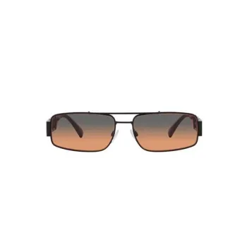 VERSACE Logo plaque Rectangular frame Sunglasses