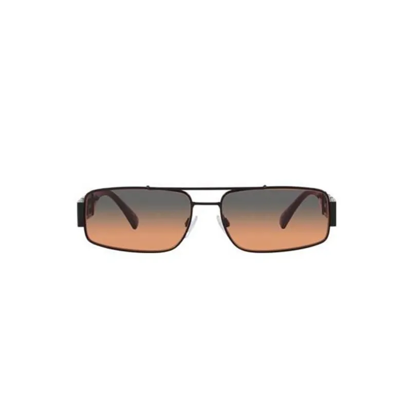 VERSACE Logo plaque Rectangular frame Sunglasses-0