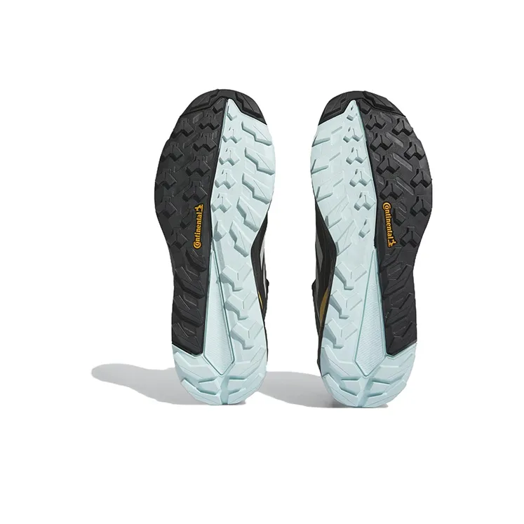 Adidas Terrex Free Hiker Gore Tex 2.0 Black Aqua Yellow-5