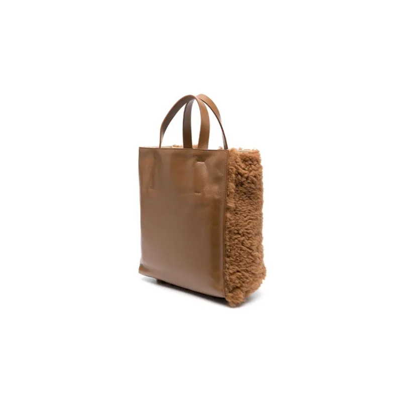 MARNI Logo Patch Open Top Tote Bag-1