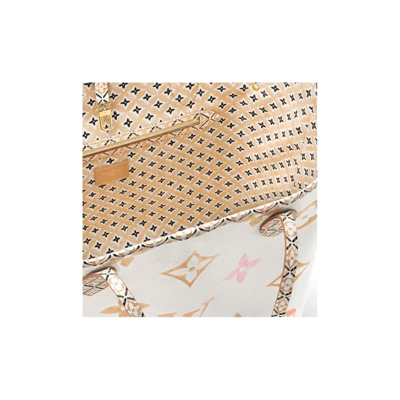 LOUIS VUITTON Neverfull Mm Beige-5