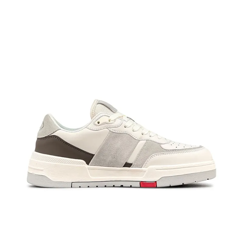 LuzaoT SUPER DRAG Extremely Attractive Stylish Skateboarding Shoes Unisex Beige Gray-1