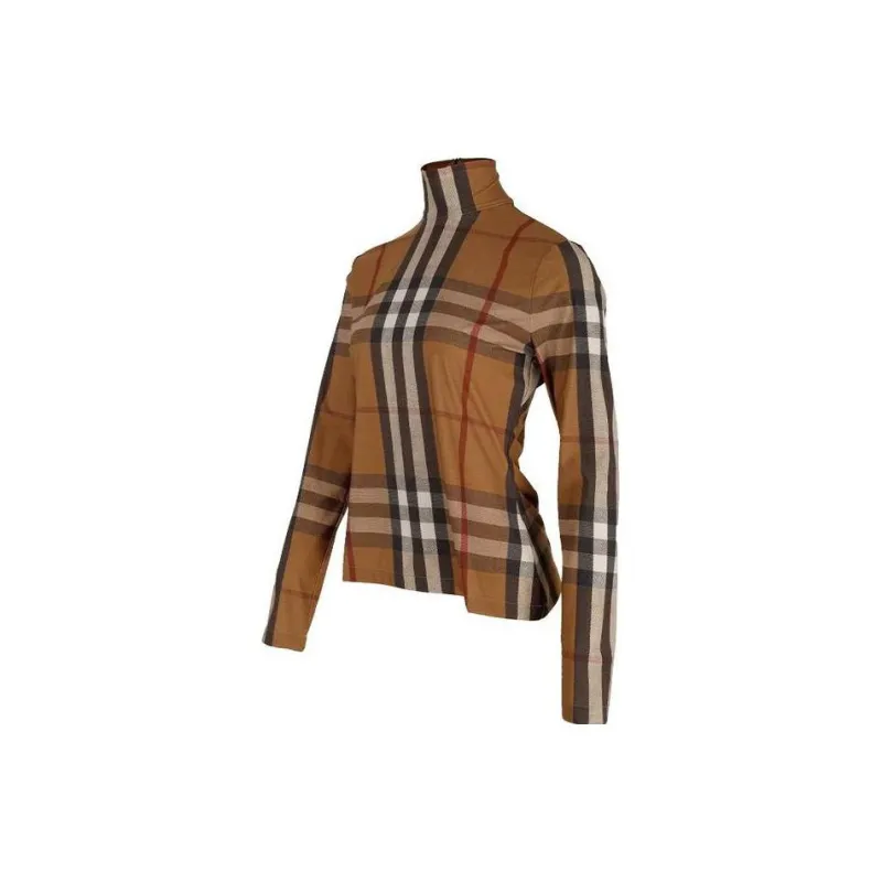 Burberry T-Shirts Women's Brown-1