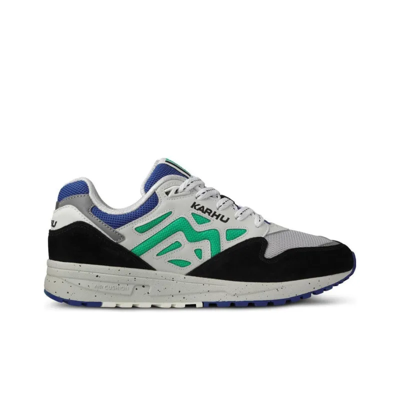 KARHU Legacy 96 ''Orienteering Pack'' Anti-Slip Wear-Resistant Low-Top Sports Casual Shoes Unisex Black/Green Gray Blue-1
