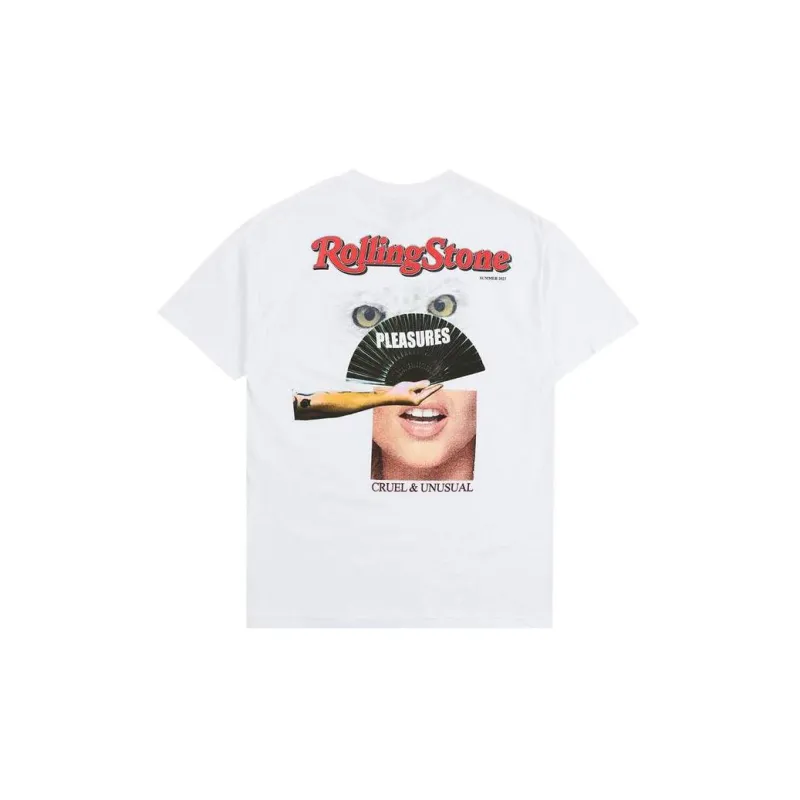PLEASURES Rolling Stone T Shirt-1
