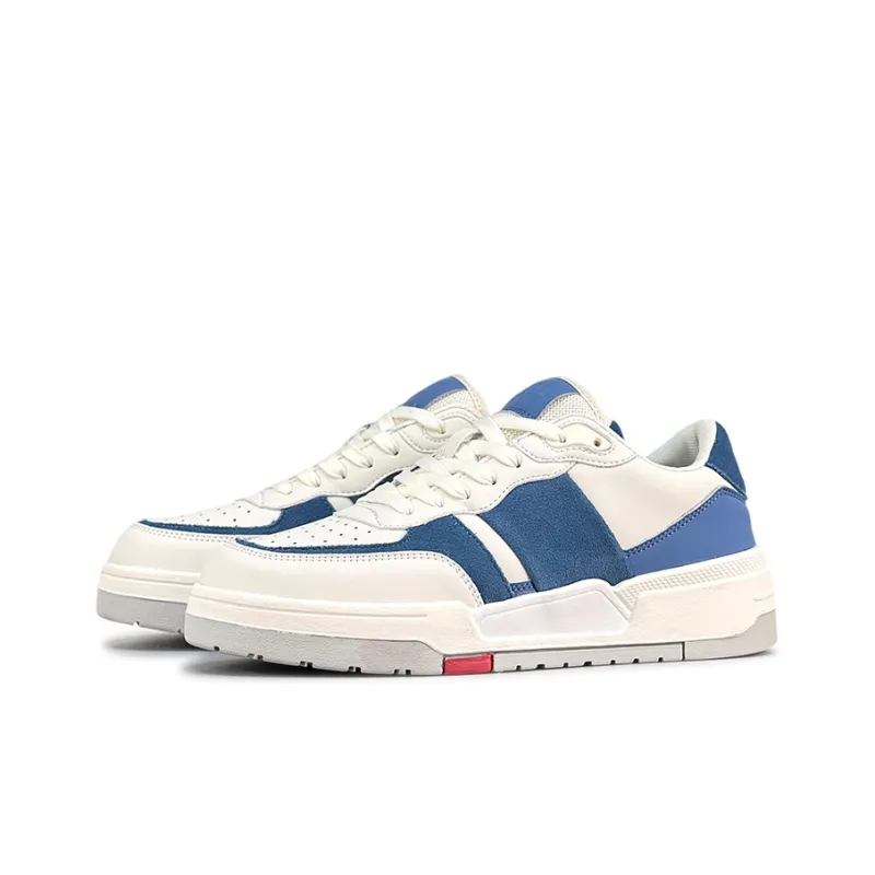 LuzaoT SUPER DRAG Extremely Attractive Stylish Skateboarding Shoes Unisex Beige Blue-2