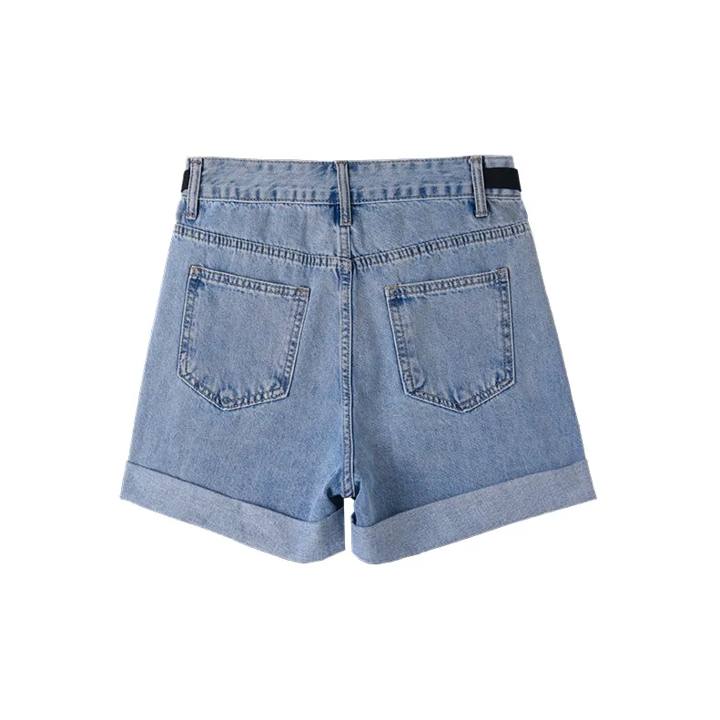 HIPPIEMISS Denim Shorts Women's Pink-13