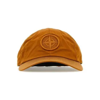 STONE ISLAND Nylon Baseball Caps Men's Brown