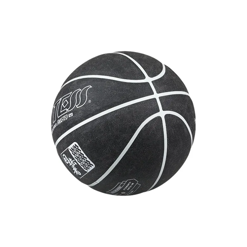 WITESS Size 7 Indoor, Outdoor, All Basketball Nubuck Black-2