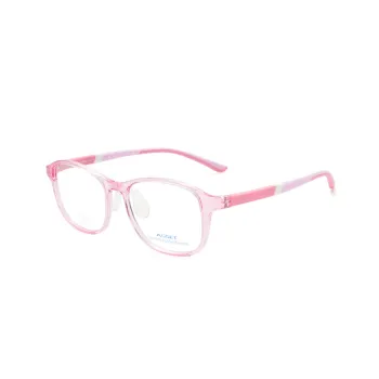 SEIKO Irregular Shape Eyeglass Frames Kids' Light Pink
