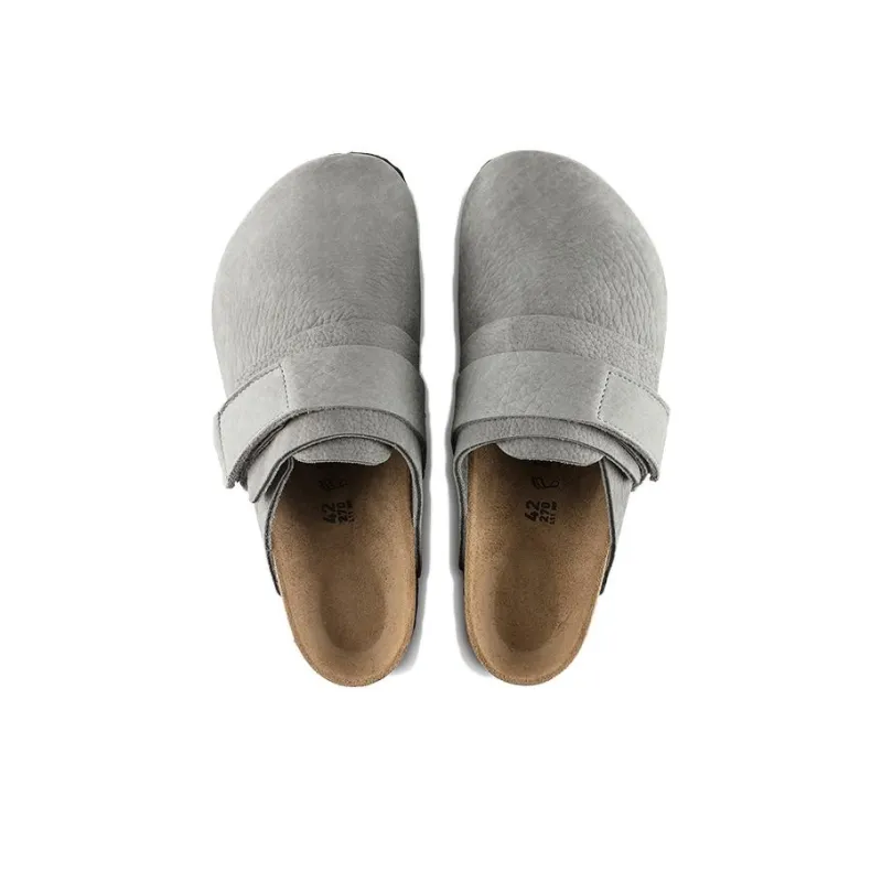 Birkenstock Nagoya Nubuck Leather Desert Buck Whale Gray-3