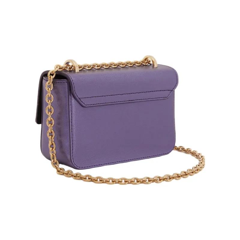 Furla Metropolis Collection Calfskin Shoulder Bag Crossbody Bag Mini Women's Purple-2