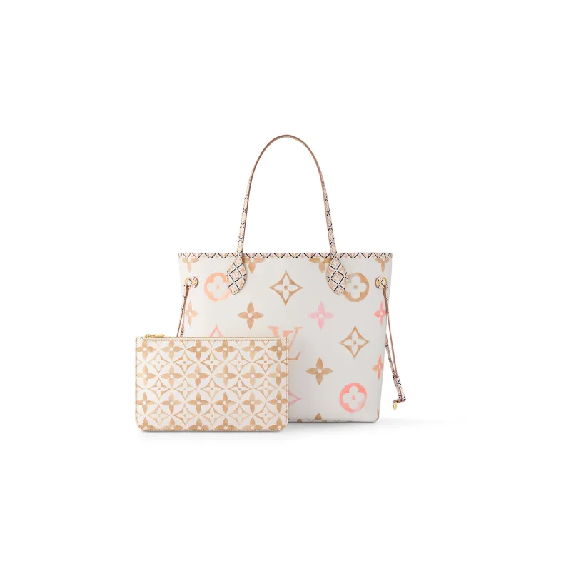 LOUIS VUITTON Neverfull Mm Beige-1