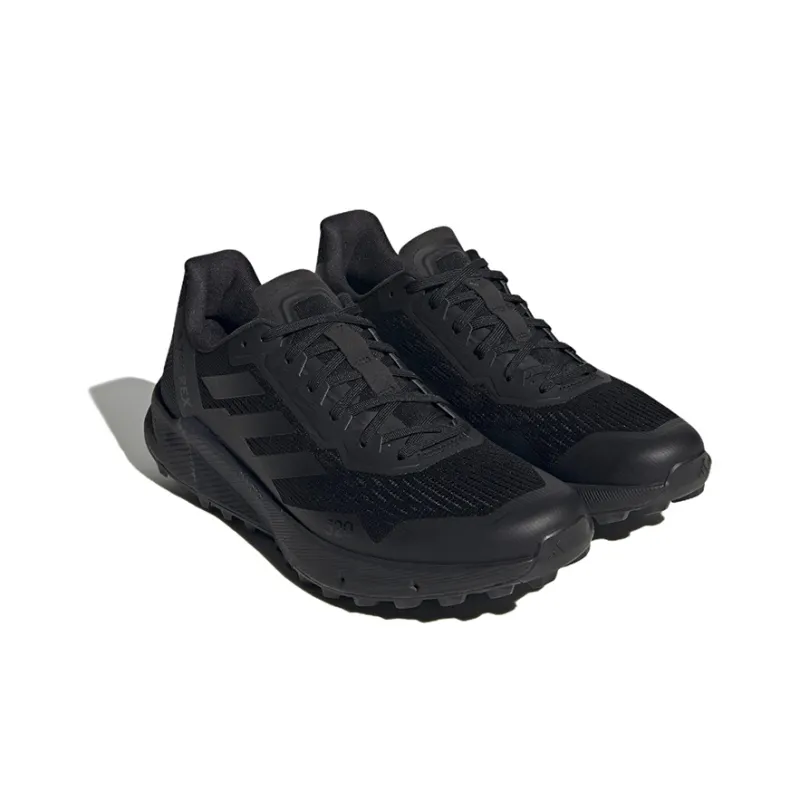Adidas Terrex Agravic Flow 2.0 Trail Anti-Slip Wear-Resistant Low-Top Running Shoes Men's Black-2
