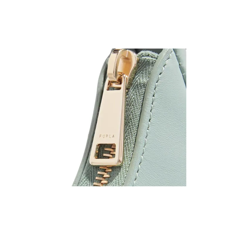 Furla Primavera Soft Calfskin Handbag Shoulder Bag Women's Mineral Green-4