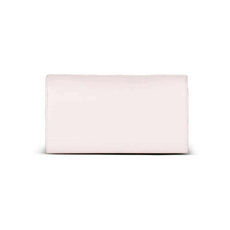 BALMAIN B-BUZZ Leather Wallet Women's Pink-2
