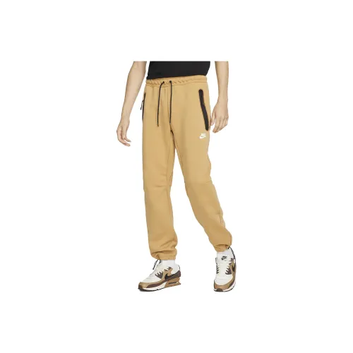 Nike Knitted Sweatpants Men Yellow