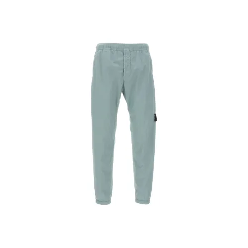 STONE ISLAND Knitted Sweatpants Men Light Blue