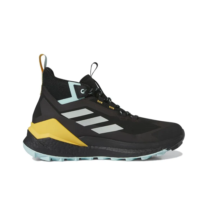 Adidas Terrex Free Hiker Gore Tex 2.0 Black Aqua Yellow-1