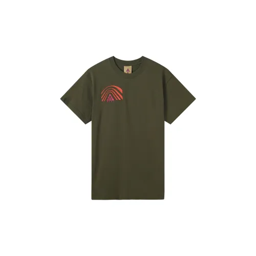 Nike ACG T-Shirts Men Army Green