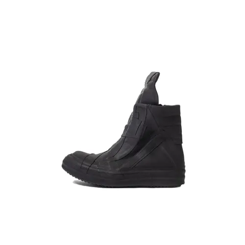 RICK OWENS/RO Geobasket High Top Stylish Skateboarding Shoes Women's Black