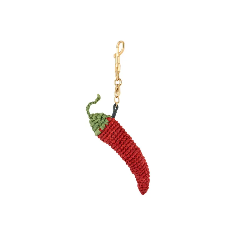 Anya Hindmarch Fabric Key Pouch Women's Red-3